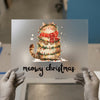 Meowy Christmas Cat | DTF Transfer Ready to Press | Cute Festive Heat Transfer
