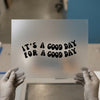 Good Day Retro Font | DTF Transfer Ready to Press | Groovy Heat Transfer
