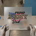 Proud Army Dad | DTF Transfer Ready to Press | Patriotic Camo Heat Transfer