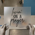 Livin' on a Prayer Scripture | DTF Transfer Ready to Press | Motivational Heat Transfer