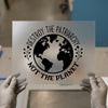 Destroy Patriarchy Not Planet | DTF Transfer Ready to Press | Feminist Heat Transfer