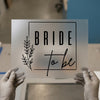 Bride to Be Flourish | DTF Transfer Ready to Press | Elegant Script Heat Transfer