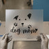 Dog Mom Face & Paws | DTF Transfer Ready to Press | Script Heat Transfer