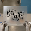 The Bossy One | DTF Transfer Ready to Press | Script Lettering Heat Transfer