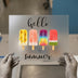 Hello Summer Popsicles | DTF Transfer Ready to Press | Watercolor Style Heat Transfer