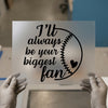 Baseball Fan Quote | DTF Transfer Ready to Press | Sports Script Heat Transfer