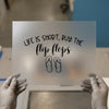 Life Is Short Buy The Flip Flops | DTF Transfer Ready to Press | Casual Quote Heat Transfer
