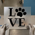 Love Paw Print | DTF Transfer Ready to Press | Pet Lover Heat Transfer
