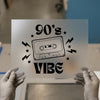 90's Vibe Cassette | DTF Transfer Ready to Press | Retro Funky Heat Transfer