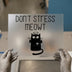 Cute Angel Cat 'Don't Stress Meowt' | DTF Transfer Ready to Press | Whimsical Heat Transfer
