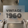 Vintage 1960 | DTF Transfer Ready to Press | Retro Style Heat Transfer