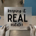 Keeping It REAL (Estate) | DTF Transfer Ready to Press | Real Estate Agent Heat Transfer