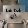 Lab Tech | DTF Transfer Ready to Press | Science Inspired Heat Transfer