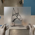 Ballet Pointe Shoes Sketch | DTF Transfer Ready to Press | Artistic Heat Transfer