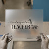 Kindergarten Teacher & Giraffe | DTF Transfer Ready to Press | Cute Heat Transfer