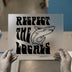 Respect The Locals Shark | DTF Transfer Ready to Press | Retro Jaws Heat Transfer