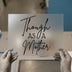 Though As A Mother | DTF Transfer Ready to Press | Script & Serif Heat Transfer