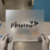 Meemaw Script with Hearts | DTF Transfer Ready to Press | Cozy Family Heat Transfer