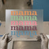 Mama Retro Text | DTF Transfer Ready to Press | Groovy Font Heat Transfer