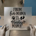 From Fur Mama To Baby Mama | DTF Transfer Ready to Press | Pregnancy Reveal Heat Transfer