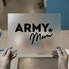 Army Mom Star | DTF Transfer Ready to Press | Military Appreciation Heat Transfer