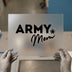 Army Mom Star | DTF Transfer Ready to Press | Military Appreciation Heat Transfer