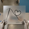 Sewing Needle Heart | DTF Transfer Ready to Press | Crafty Love Heat Transfer