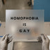 Homophobia Is Gay | DTF Transfer Ready to Press | Bold Statement Heat Transfer