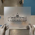 Washington DC Skyline | DTF Transfer Ready to Press | Minimalist Heat Transfer