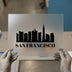 San Francisco Skyline | DTF Transfer Ready to Press | Iconic Cityscape Heat Transfer