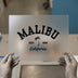 Malibu California EST 1991 | DTF Transfer Ready to Press | Retro Style Heat Transfer