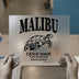 Malibu Turtle | DTF Transfer Ready to Press | Beach Life Heat Transfer