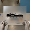 Madrid Skyline DTF Transfer Ready to Press | Cityscape Heat Transfer