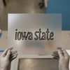Iowa State Bubble Letter | DTF Transfer Ready to Press | Collegiate Style Heat Transfer
