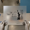 NYC City That Never Sleeps | DTF Transfer Ready to Press | Urban Style Heat Transfer