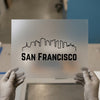San Francisco Skyline | DTF Transfer Ready to Press | Iconic City Heat Transfer
