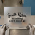 South Korea is Calling | DTF Transfer Ready to Press | Travel Script Heat Transfer