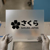 Sakura Japanese Blossom | DTF Transfer Ready to Press | Minimalist Heat Transfer