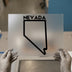 Nevada State Outline Map | DTF Transfer Ready to Press | Minimalist Heat Transfer