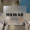 Hawaii Text | DTF Transfer Ready to Press | Bold Script Heat Transfer
