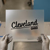 Cleveland Ohio Script | DTF Transfer Ready to Press | City Pride Heat Transfer