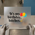 It's My Birthday, Bitches | DTF Transfer Ready to Press | Party Heat Transfer
