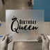 Birthday Queen Crown | DTF Transfer Ready to Press | Celebration Heat Transfer