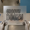 Groovy Boozy | DTF Transfer Ready to Press | Retro Party Heat Transfer