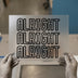 Alright Alright Alright Outline | DTF Transfer Ready to Press | Retro Quote Heat Transfer