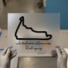Autódromo Hermanos Rodríguez Track | DTF Transfer Ready to Press | Racing Heat Transfer