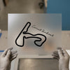 Circuit Zandvoort Track | DTF Transfer Ready to Press | Motorsport Heat Transfer