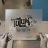 Tulum Escape | DTF Transfer Ready to Press | Hand Drawn Travel Heat Transfer