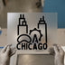 Chicago Landmarks | DTF Transfer Ready to Press | Iconic Skyline Heat Transfer