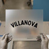 Villanova Arch Text | DTF Transfer Ready to Press | Collegiate Style Heat Transfer